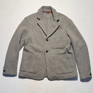 BARENA Venezia Men's Gray‎ Wool Blend Blazer Two Button Closure Made in Italy 48